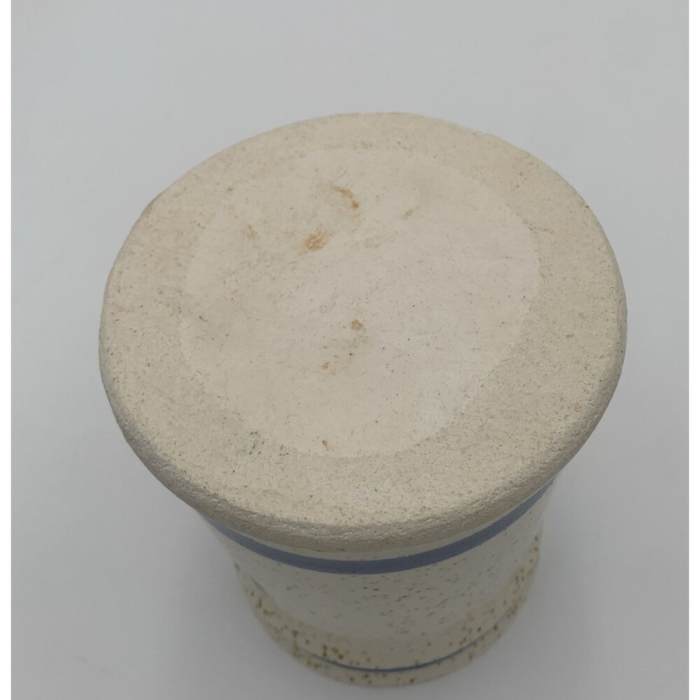 Vintage Studio Art Pottery Utensil Pot Hand Thrown Stoneware - Picture 6 of 9